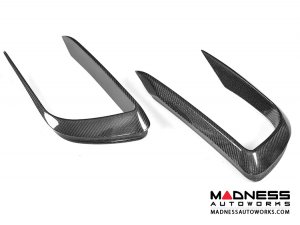 Maserati Levante S Sport Utility Front Bumper Canards - Carbon Fiber